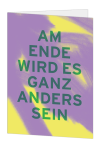 Korrespondenzkarte "Am Ende"