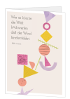 Korrespondenzkarte "Wer es könnte"