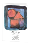 Korrespondenzkarte "Drei Dinge"