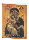 Korrespondenzkarte "Ikone der Gottesmutter von Wladimir"