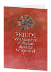 Korrespondenzkarte "Friede den Menschen"