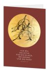 Korrespondenzkarte " Alpha und Omega"