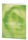 Korrespondenzkarte "Aufbrechen"