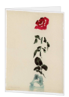 Korrespondenzkarte "Rote Rose"