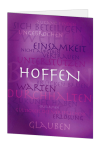Korrespondenzkarte "Hoffen - Glauben"