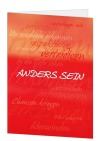 Korrespondenzkarte "Anders sein"