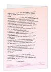 Korrespondenzkarte "Ins Herz geschrieben"