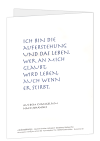 Korrespondenzkarte "Licht-Leben-Auferstehung"