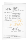 Korrespondenzkarte "Unser Weg"