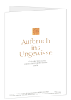 Korrespondenzkarte "Aufbruch ins Ungewisse"