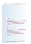Korrespondenzkarte "Lob sei dir, mit allen deinen Geschöpfen"