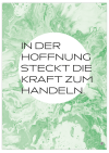 Poster "In der Hoffnung"