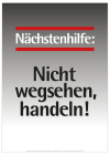 Poster "Nächstenhilfe!"