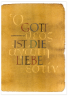 Poster "Gott ist die Liebe"