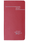 Der Ökumenische Taschenkalender 2027 "365 mal Gottes Wort", in Leinenstruktur, rot