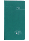 Der Ökumenische Taschenkalender 2027 "365 mal Gottes Wort", in Leinenstruktur, grün