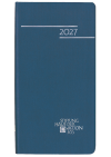 Der Ökumenische Taschenkalender 2027 "365 mal Gottes Wort", Großformat 11,1 x 20,4 cm, in Leinenstruktur, blau