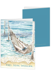 Korrespondenzkarte "Frei. Sein. Wollen." - ohne Rückseitentext
