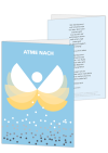 Korrespondenzkarte "Atme nach". 