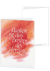 Korrespondenzkarte "Danken"