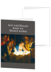Korrespondenzkarte "Gott wird Mensch..."