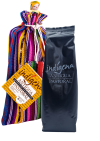 indígena ANTIGUA PASTORAL gourmet café, 250 g gemahlen - im handgewebtem Geschenksäckchen und mit Sorgenpüppchen sowie mit Beschreibung
