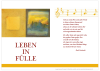 Poster "Leben in Fülle"
