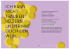 Poster "Ich kann nicht Trauben keltern"