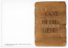 Korrespondenzkarte "Gott ist die Liebe"