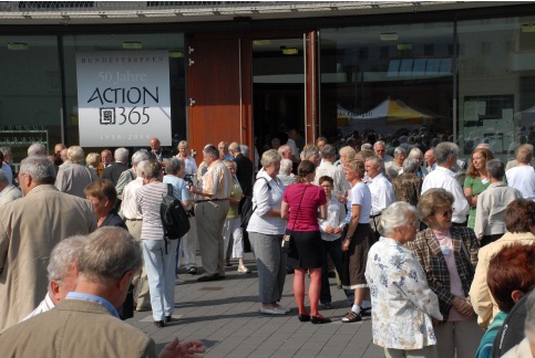 Die Teilnehmer zum Bundestreffen 2008 treffen ein...