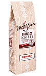 Klicken fr grsseres Bild! 500g indgena INDIO Kaffee ungemahlen (Bohnen)